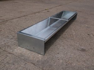 Galvanised Sheep Trough